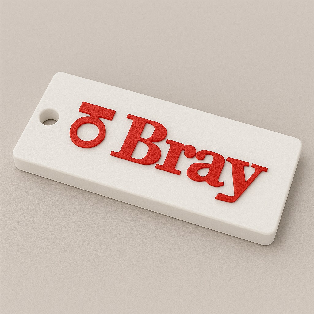 Custom Logo printed key chains